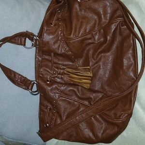 Vintage Boho Avon Faux Leather Universal Bag!